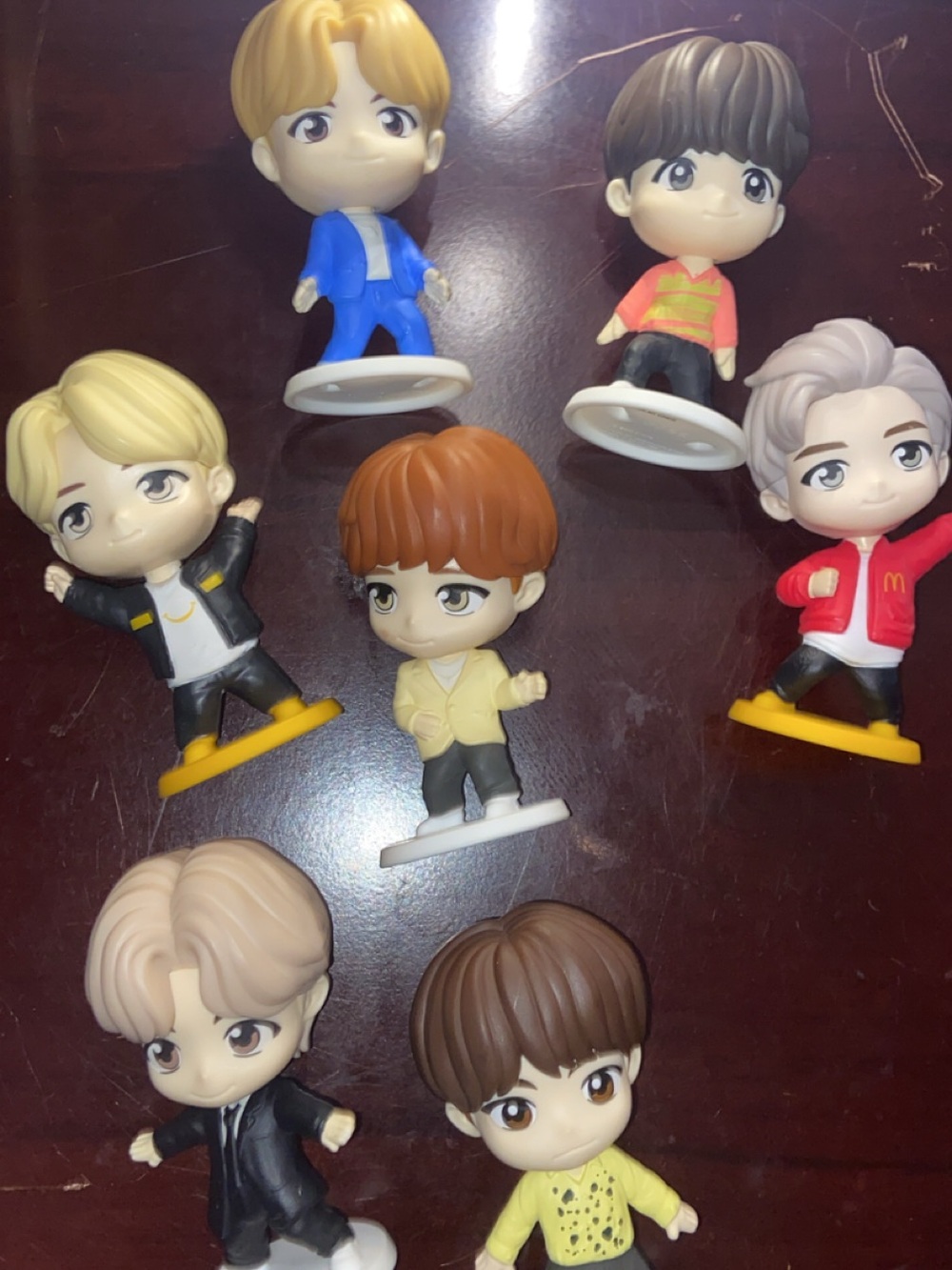 McDonalds BTS tiny tan toys